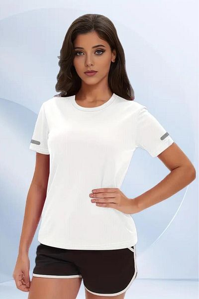 Oksit Micro Polyester Slim Fit - Γυναικείο αθλητικό μπλουζάκι προπόνησης