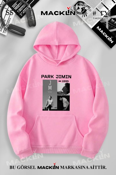 darkopia Unisex Women Men Park Jimin Printed Hooded Basic Sweatshirt