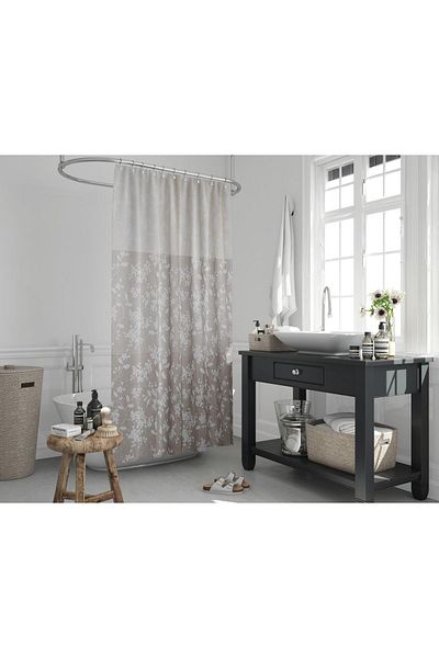 Zethome 1x180x200 Κουρτίνα ντους με δώρο μονής πτέρυγας - Μπάνιο 4247