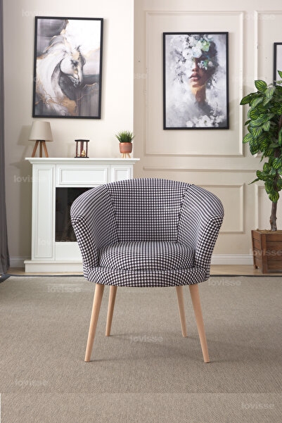 LOVİSSE HOME Milano Berjer Set - 2 Adet, Tekli Koltuk, Ofis, Balkon, Bekleme, Çay Seti, Lobi