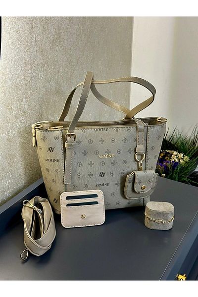 Armine Hand and Arm Bag - with Card Holder and Bracelet Gift, Shoulder Bag Vs.Blkt.0134