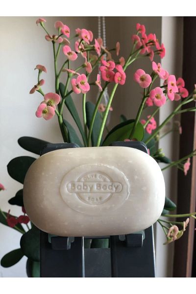 La Vie Design 100% Pure Olive Oil Vitamin Natural Goat Milk Purifying Skin Moisturizing Baby Soap 100Gr