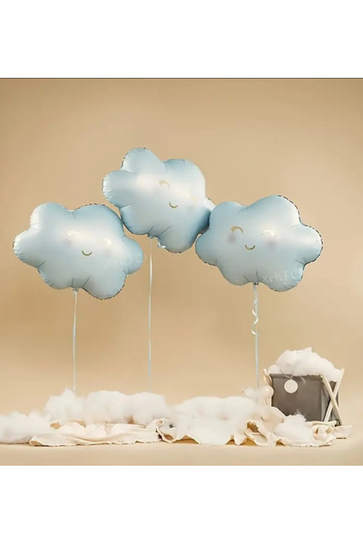 Çemrek Süs Parti طقم بالونات بولوت فويل 3 قطع 60 سم