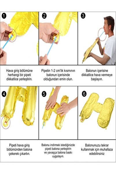 renk party Folyo Balon 4 Rakamı Helyum Balon 76 Cm Gümüş Renk - 4 Yaş Balonu - 4 Rakam Balon - 34 Inch