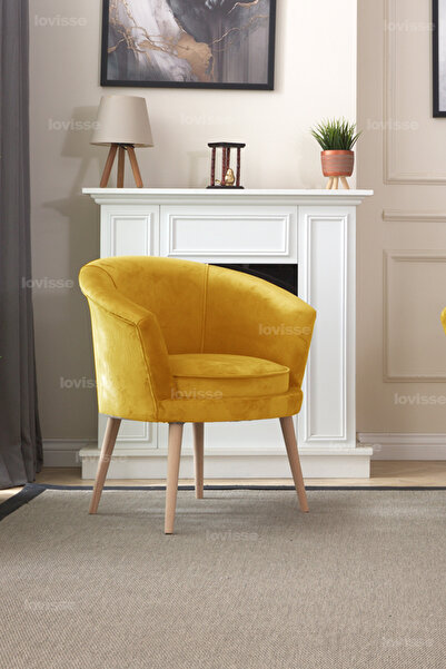 LOVİSSE HOME Milano Berjer Tekli Koltuk, Cafe, Ofis, Balkon, Bekleme, Güzellik Merkezi, Çay Seti