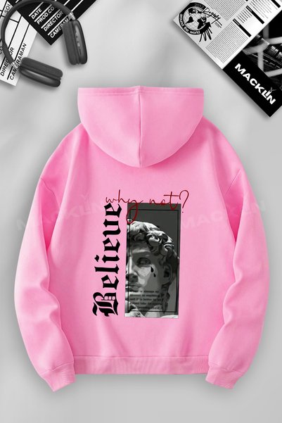 darkopia Unisex Women Men Why Not Printed Hooded Basic Sweatshirt