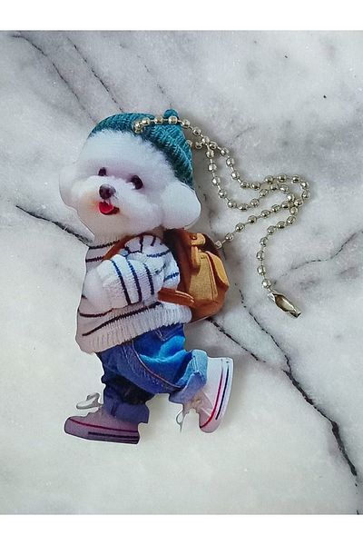 mos&more Dog Bag Ornament, Bag Accessory, Car Ornament, Phone Ornament
