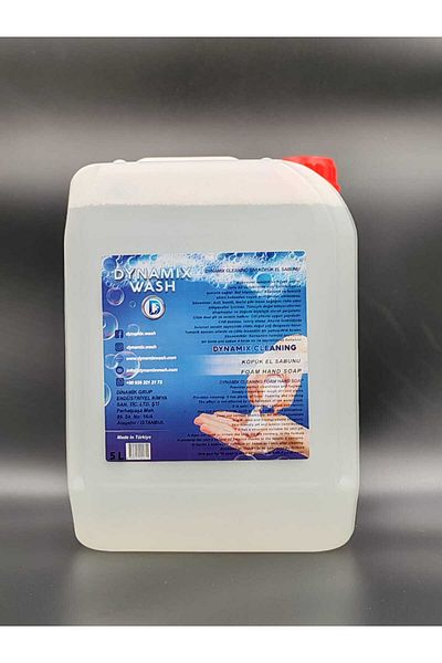dynamix wash Foaming Hand Soap 5 kg White Soap Scented Liquid Foam Soap (for Soap Dispenser with Foam Outlet)