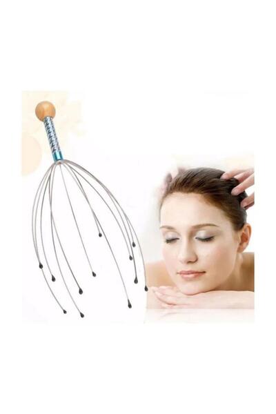 Nirnisa Telli Kafa Masaj Aleti Baş Boyun Saç Kaşıma Teli Ağrı Azaltıcı Rahatl...