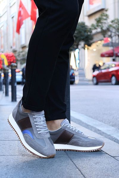 FAST STEP Ανδρικά παπούτσια casual από γνήσιο δέρμα 819MA261