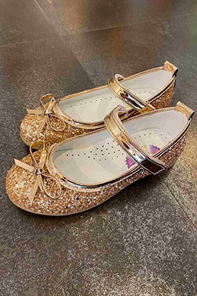 moona kids 26-30 Numara Kız Çocuk Simli Babet Dore