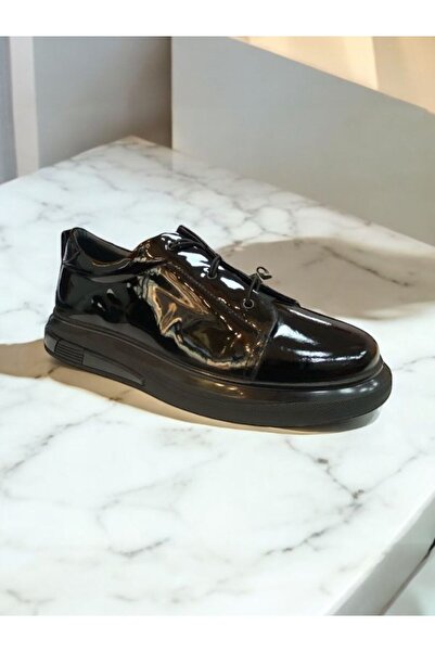 BABUCCİ حذاء رياضي رجالي مصنوع من الجلد لتقويم العظام وشفاف مستورد (بالون).