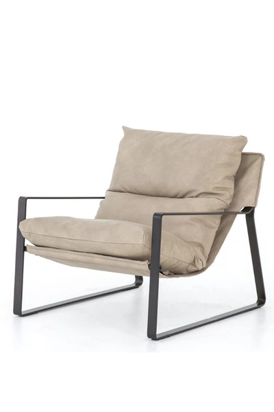 SLLER Portatif  Metal İskeletli Berjer, Modern Metal İskeletli Portatif Tekli Koltuk