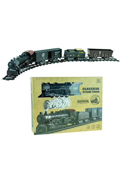 Genel Markalar Oyuncak Tren Işıklı Sesli Buharlı 1987 Tren Klasik 28 Parça
