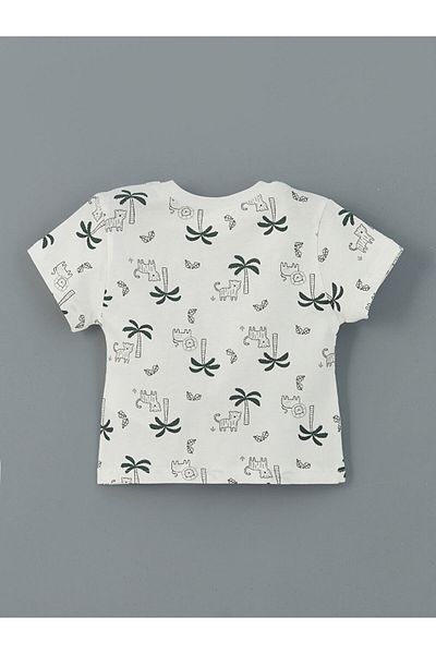 LC Waikiki Crew Neck Printed Baby Boy T-Shirt