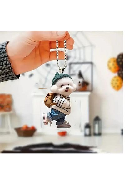 mos&more Dog Bag Ornament, Bag Accessory, Car Ornament, Phone Ornament