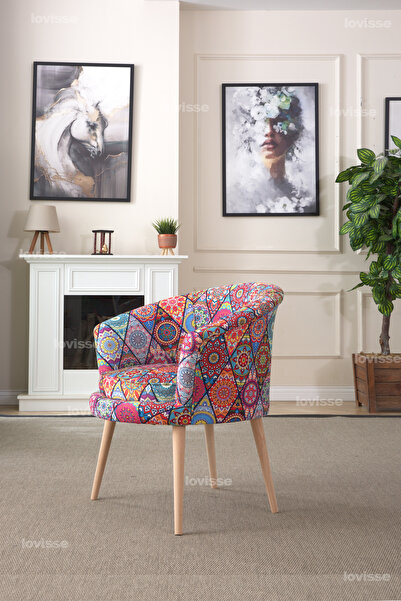 LOVİSSE HOME Milano Berjer Tekli Koltuk, Cafe, Ofis, Balkon, Bekleme, Güzellik Merkezi, Çay Seti