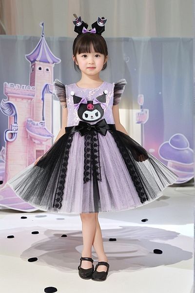 ABİYEKİDS Kuromi Dress Party Outfit and Show Dress Costume