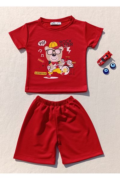 siyalife Boy's T-Shirt and Shorts Set
