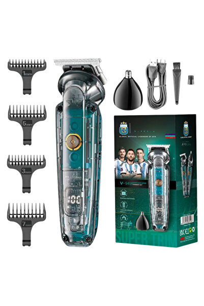 VGR V-949 Şarjlı IPX6 Su Geçirmez Profesyonel Saç sakal burun kulak Kesme Makinesi Uyumlu