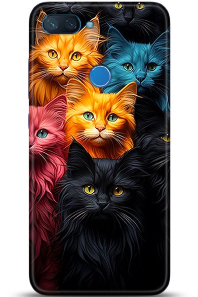 adveksiyon حافظة هاتف Xiaomi Mi 8 Lite مطبوعة بدقة HD - كن نفسك 5610