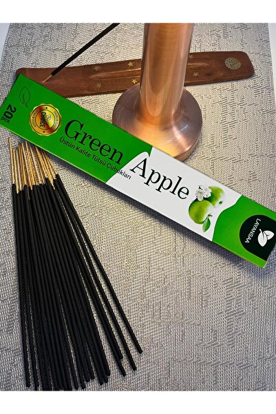 Layansaa yeşil elma aromalı 20 çubuk tütsü