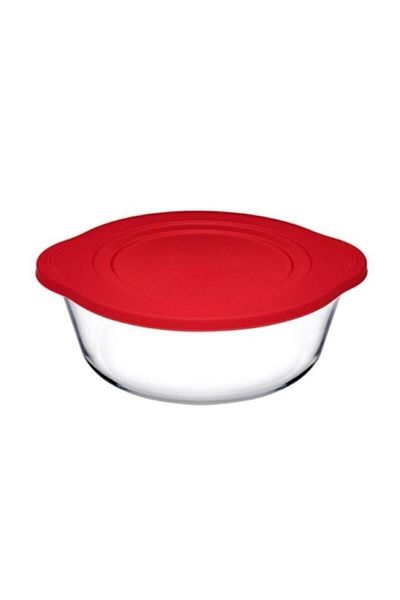 Paşabahçe Borcam Round Pot with Silicone Lid 840c