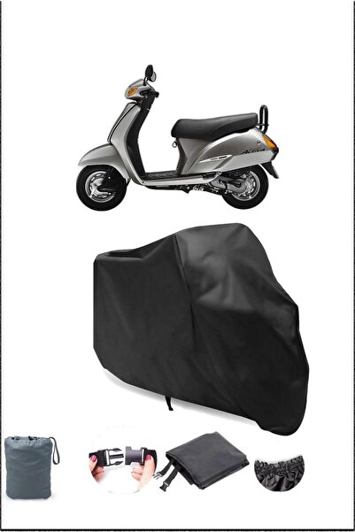 Breen غطاء دراجة نارية هوندا أكتيفا 100 أسود مقاوم للماء