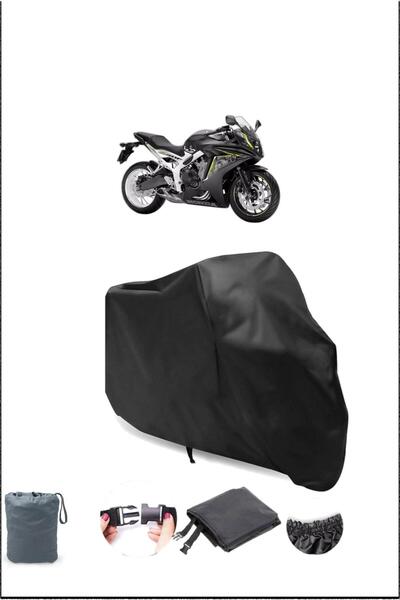 Breen Black Honda Cbr 650 Fa Waterproof Durable Motorcycle Cover