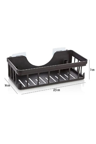 ALPAR 1 τεμ. Oslo Bathroom Organizer Σαμπουάν θήκη Σαπουνιού Αυτοκόλλητη οργάνωση ραφιών ντους