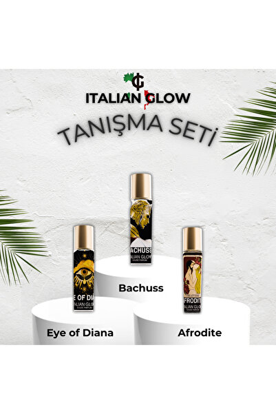 ItalianGlow Italian Glow Tanışma Seti (TESTER) Afrodite-Eye of Diana-Bachuss