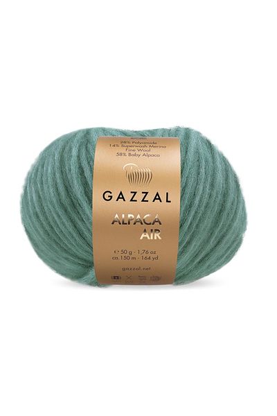 Gazzal 58% Baby Alpaca Yarn - Soft, Light and Natural Winter Knit 50G/150M