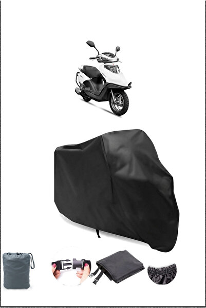 Breen غطاء دراجة نارية أسود يوكي أكتيف 50 مقاوم للماء
