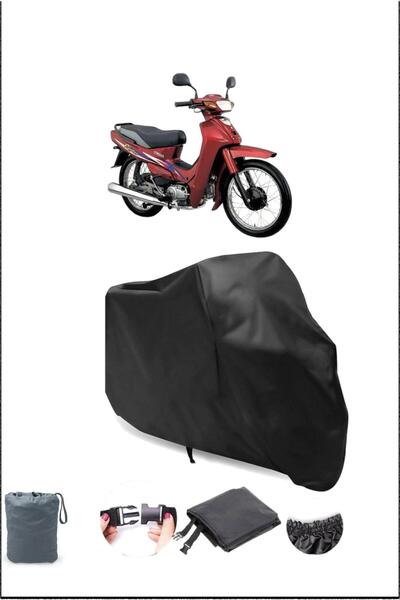 Breen Black Yamaha Crypton Waterproof Durable Motorcycle Cover