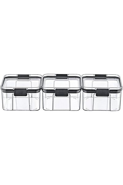 STOREMAX Sellbuystore up 3-Piece Transparent Storage Container 500 ml - Fresh and Regular Food Storage Solution 1053