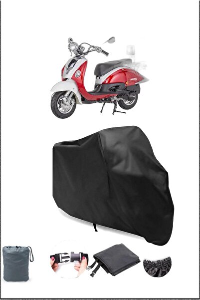 Breen Black Mondial 125 Znu Waterproof Proof Proof Motorcycle Cover