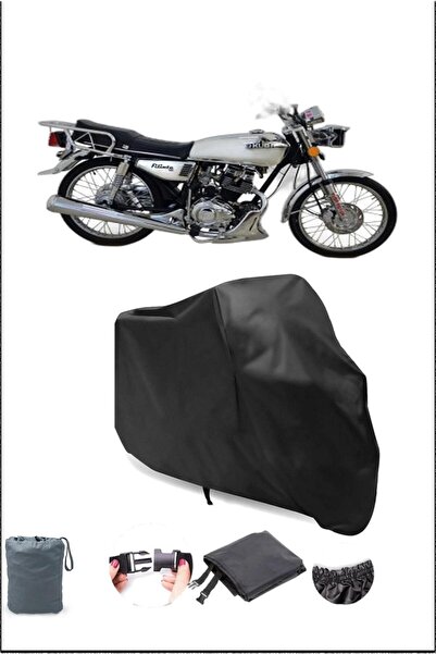 Breen غطاء الدراجات النارية المتين الأسود KUBA Filinta 100 المقاوم للماء