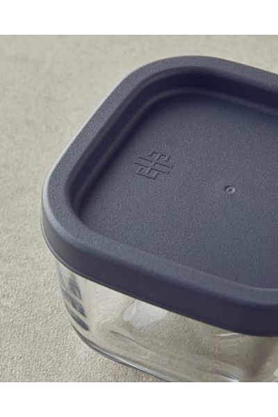 STOREMAX Sellbuystore Home Fresh Safe Glass Storage Container 270 ml Gray 1053513