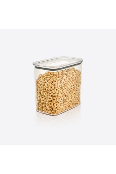 STOREMAX Sellbuystore Home Transparent Mica Leakproof Vacuum Food Container, Rectangular, Pulses and Nuts