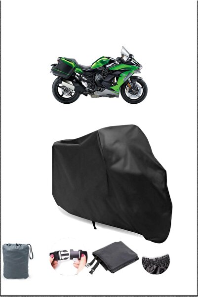 Breen غطاء دراجة نارية أسود مقاوم للماء لدراجة كاواساكي نينجا H2 Sx