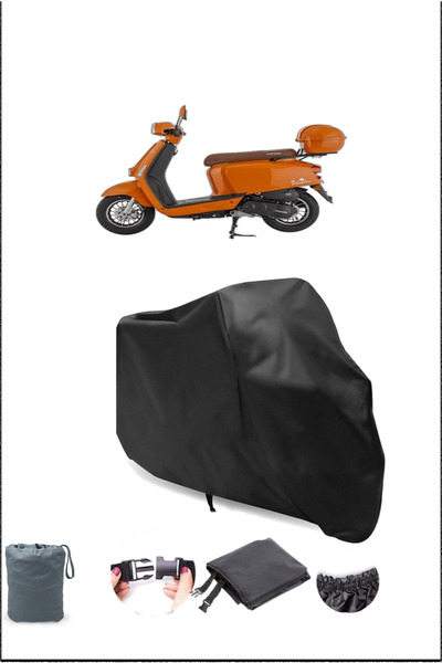 Breen Black Mondial Virago 50 Waterproof Proof Motorcycle Cover
