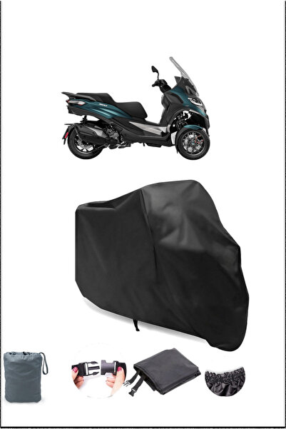 Breen BLACK PIAGGIO Mp3 530 Exclusive WATERPROOF DURABLE MOTORCYCLE COVER