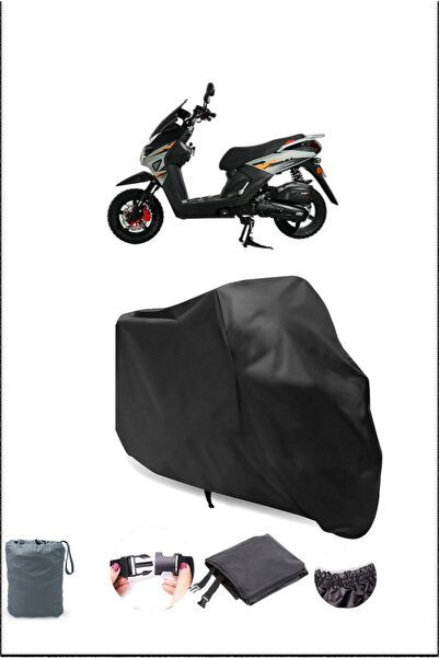 Breen Black Altai F1Max Pro 125 Rear Bag Lock Compatible Waterproof Canvas (M...