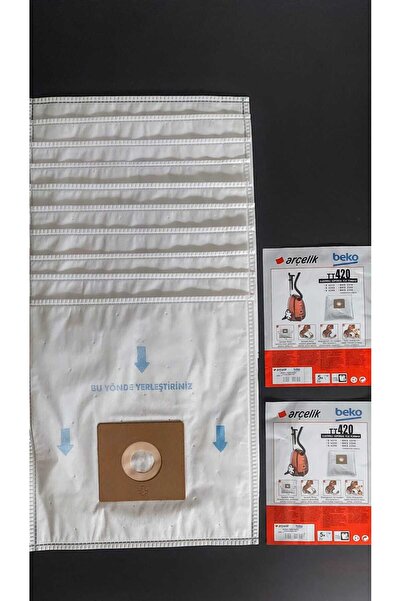 Arçelik Beko Orijinal TT/420, S/4210, S/4240, S/4250Elektrikli Süpürge Toz Torbası 10 Adet