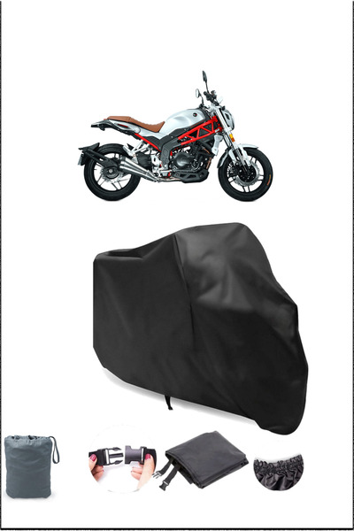 Breen Black Rks Rs 400 Waterproof Durable Motorcycle Cover