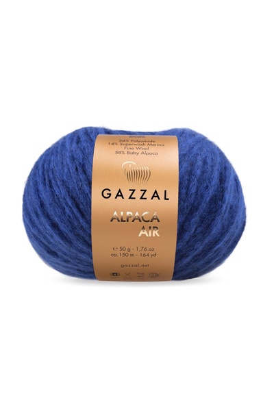 Gazzal Alpaca Air – %58 Baby Alpaca, %14 Merino, %28 Polyamid, 50 g / 150 m örgü ipi-104