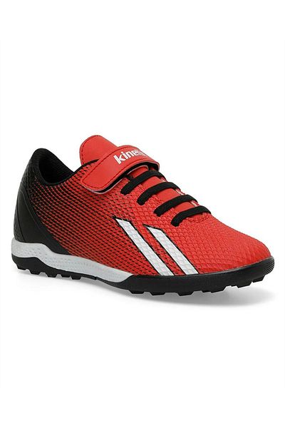 Kinetix Enta Tf 4fx Kids (31-35) Red-black-white Astroturf Football Shoes