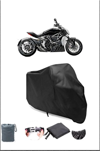 Breen غطاء دراجة نارية أسود مقاوم للماء من DUCATI Diavel Xdiavel