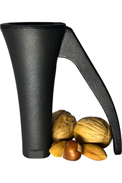 STOREMAX Ysstorex Easy Use Walnut Hazelnut Almond Cracker Steel Casting Black Pliers Cone Squeeze