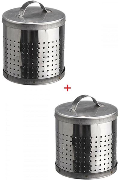 STOREMAX Svticaret Home 2Pcs Steel Tea Strainer Infuser Inside Cylinder Herbal Tea Brewing Strainer Mh